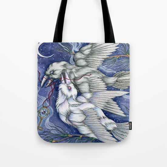 Huginn and Muninn Tote Bag