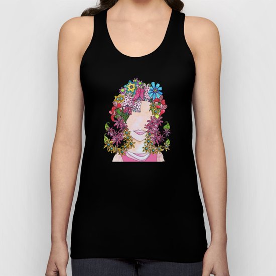 Stripes and Polka Dots Unisex Tank Top