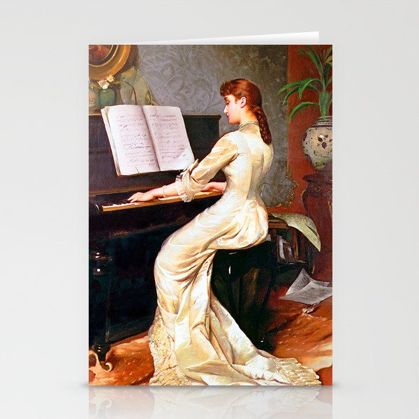 George Hamilton Barrable A Song Without Words Stationery Cards