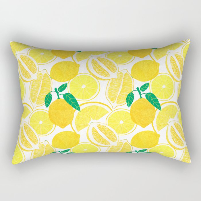 Lemon Harvest Rectangular Pillow