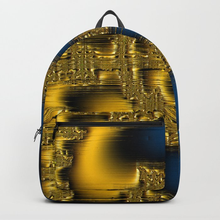 Abstract old golden smear  Backpack