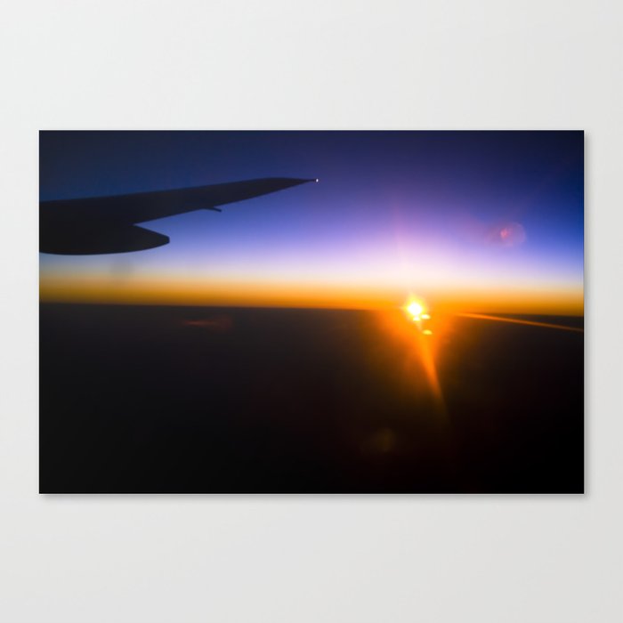 Sunset Over The Sahara Canvas Print