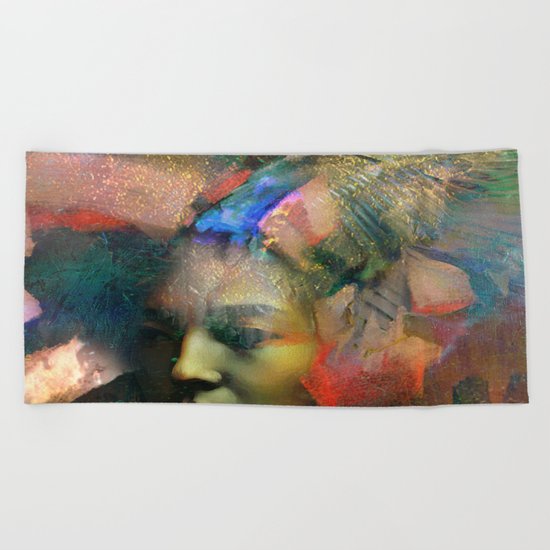 Furtive memory Beach Towel