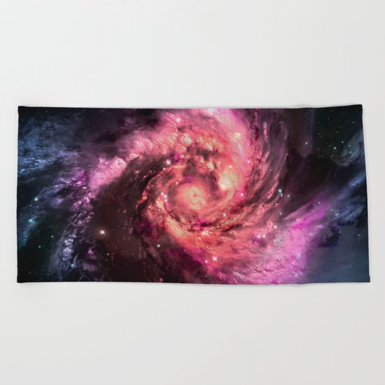 Spiral Galaxy Beach Towel