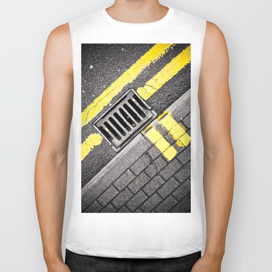 Grid Biker Tank