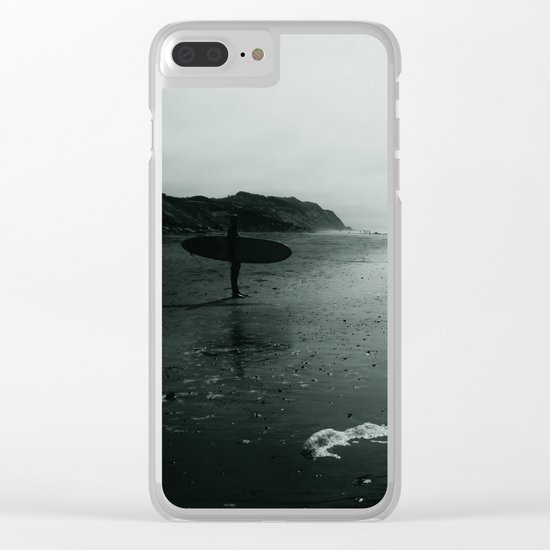 surfer Clear iPhone Case