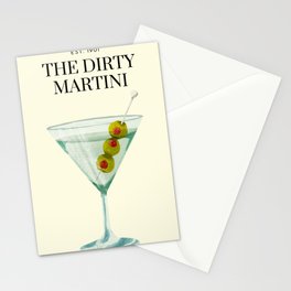 Dirty-Martini Stationery Cards