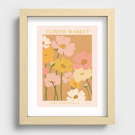 Flower Market - Ranunculus #1 Recessed Framed Print