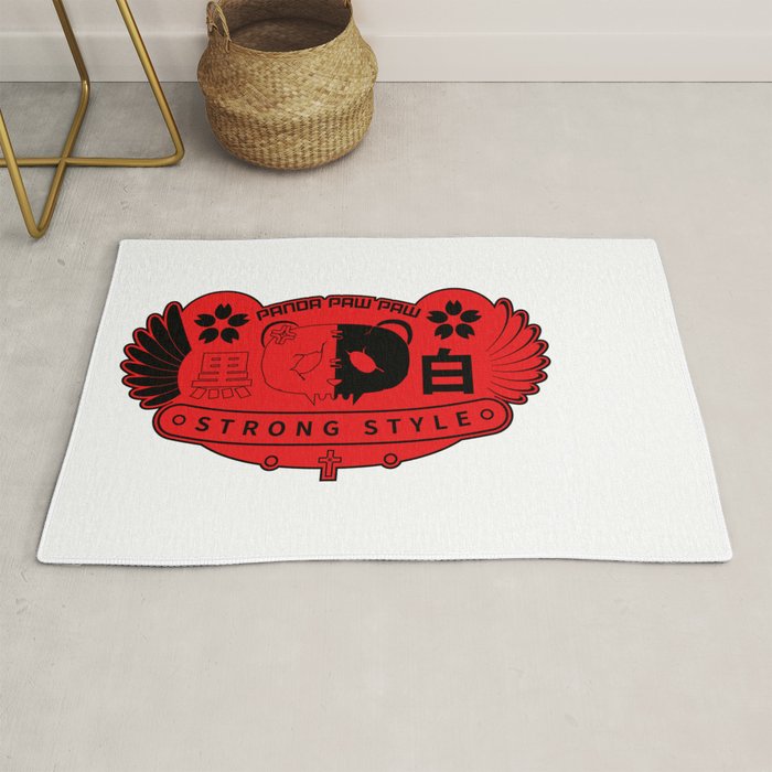 Panda Paw Paw Wings T Shirt Design Print Red Rug By Pandapawpaw