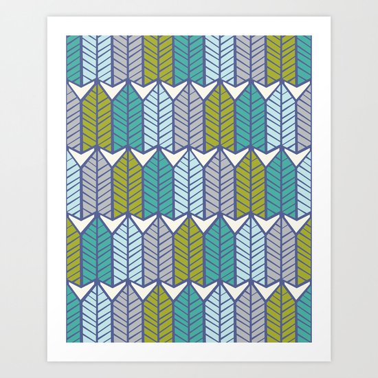 Arboretum | Leafy Greens Art Print