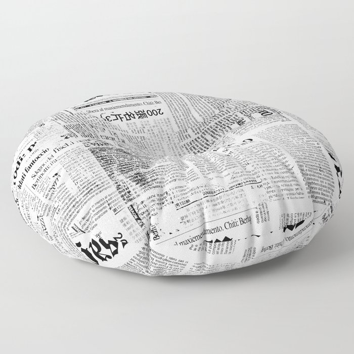Black And White Collage Of Grunge Newspaper Fragments