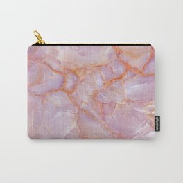 Pink agate marbling feminine pattern Carry-All Pouch