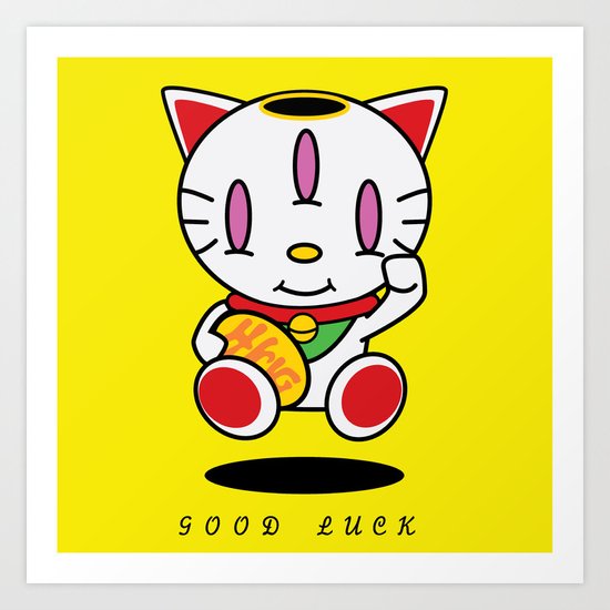 Maneki Neko Art Print