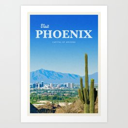 Visit Phoenix Art Print