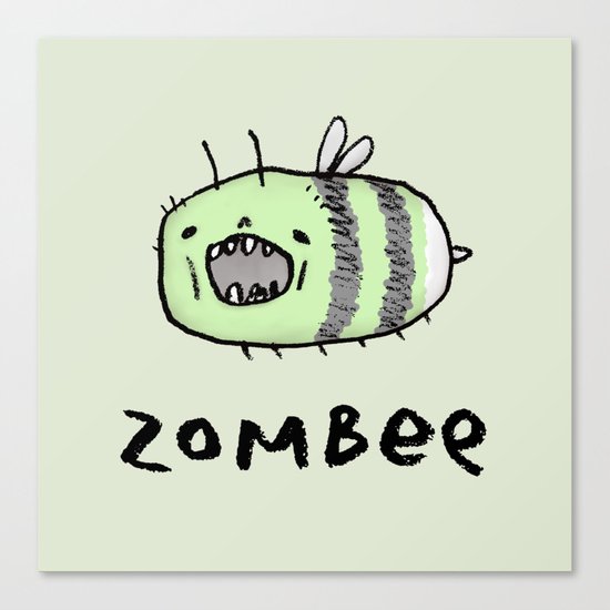 Zombee Canvas Print