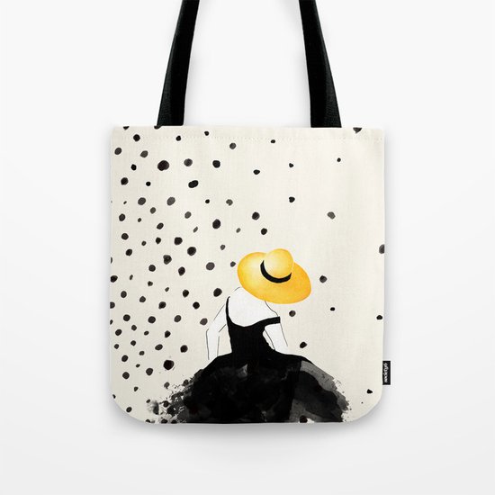 Polka Rain II Tote Bag