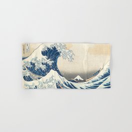 The Great Wave off Kanagawa Hand & Bath Towel