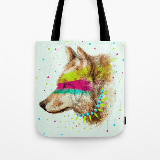 Cherokee Wolf II Tote Bag
