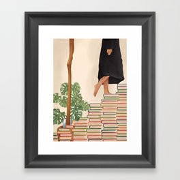 Books Framed Art Print