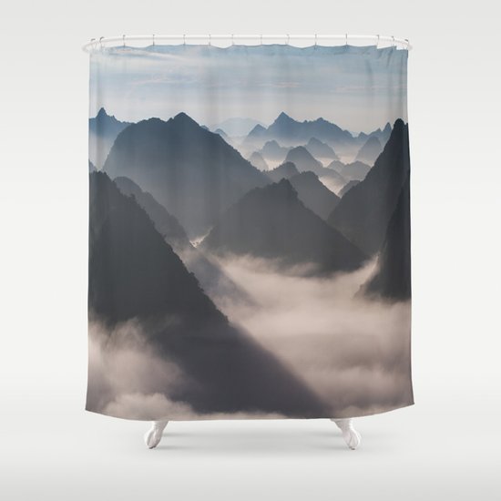 Mountains Calling Shower Curtain