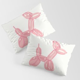 Balloon Dog - Pink Pillow Sham | Vintage, Illustration, Modeling, Color, Design, Graphicdesign, Off White, Toy, Happy, Playful 