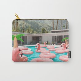 Flamingo Pool Party Carry-All Pouch