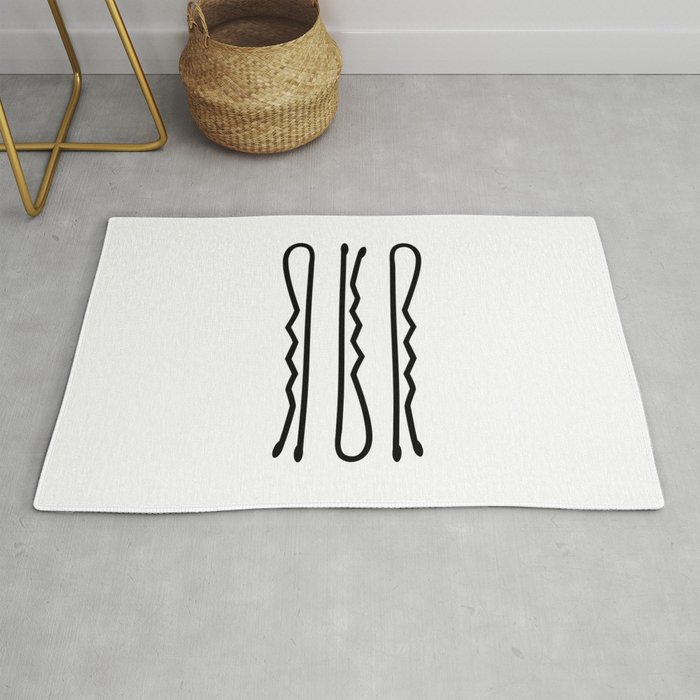 Hair Pins Rug