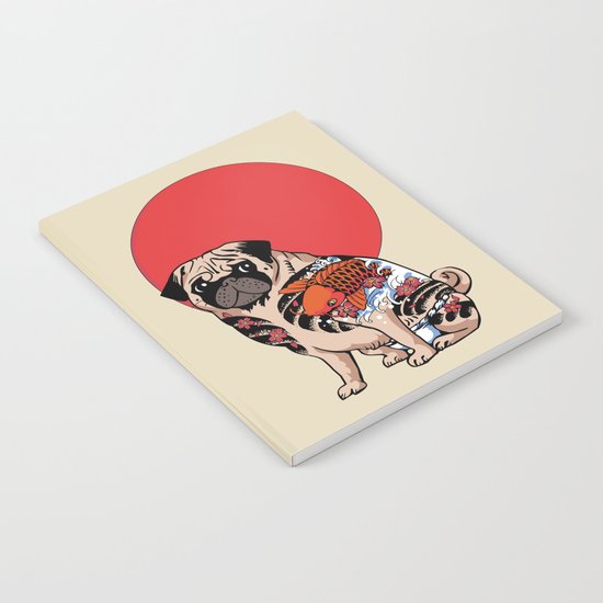 Yakuza Pug Notebook