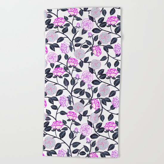 Rose Delight Beach Towel