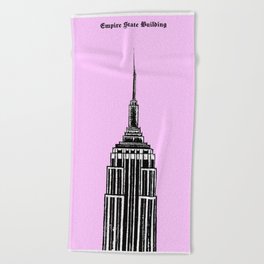 Empire State Building  Beach Towel