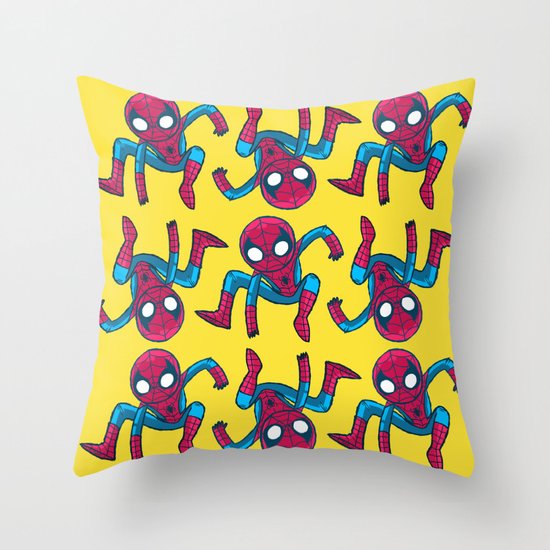 Does whatever a spider can! Throw Pillow