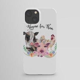 Vegan for Them iPhone Case