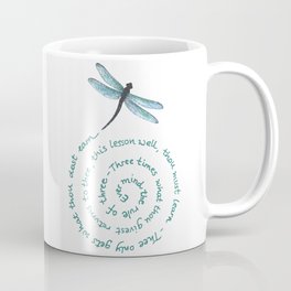 Witches rule of Three and dragonfly Mug