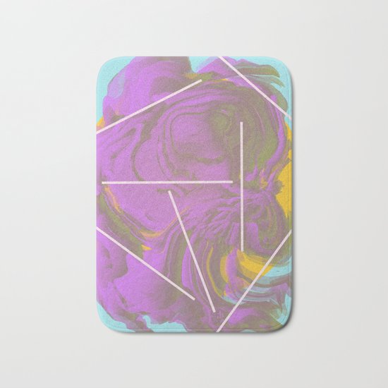 I Don't Want To Wait | Abstract Art Bath Mat