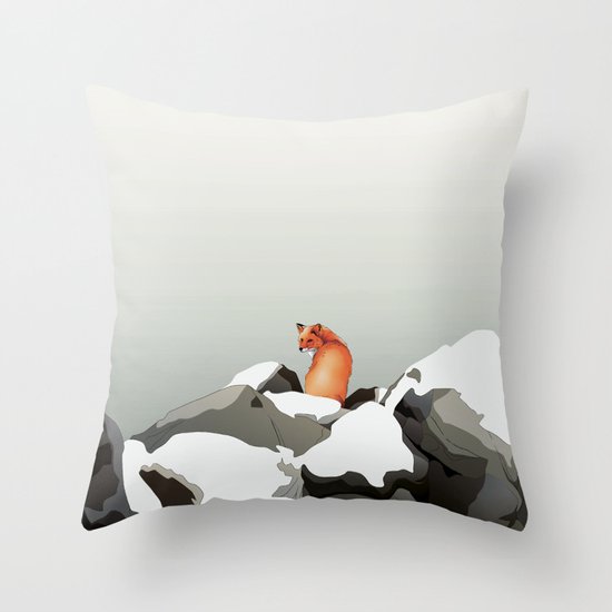 Solitude II Throw Pillow