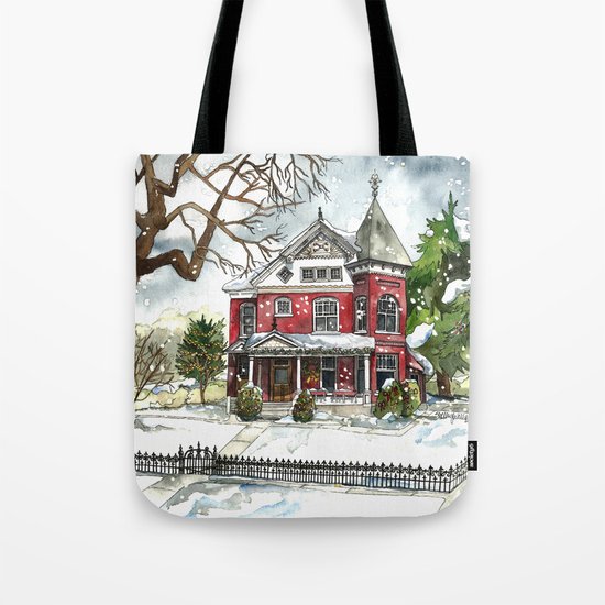 Snowfall Tote Bag