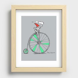Trail Blazing Gnome Recessed Framed Print