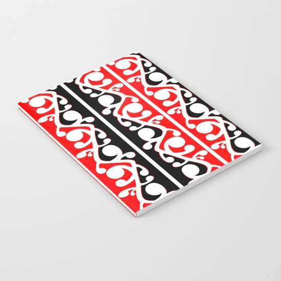 Maori Kowhaiwhai Traditional Pattern Notebook