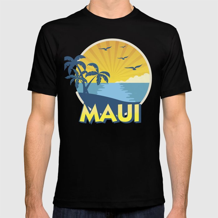 Vintage 1970s 70s RARE Hawaiian Islands SURF Hawaii Tshirt Tee Shirt
