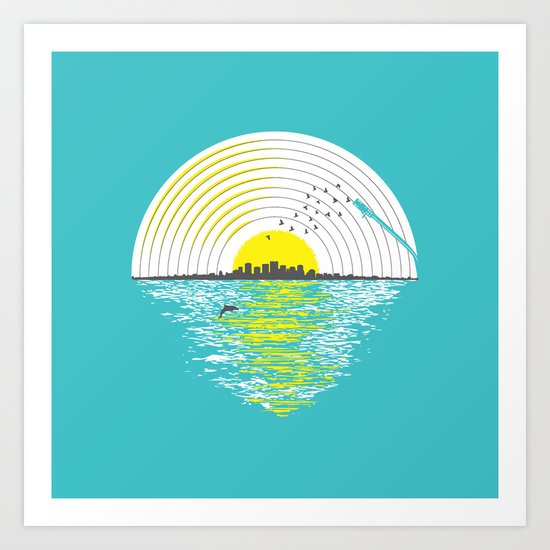 Morning Sounds Art Print