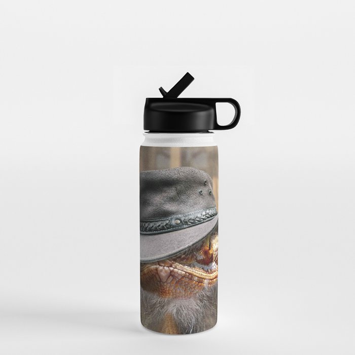 Cowboy Bearded Dragon Water Bottle