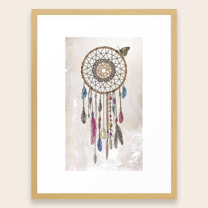 Lakota Dream Catcher Framed Art Print By Thirstyfly Society6