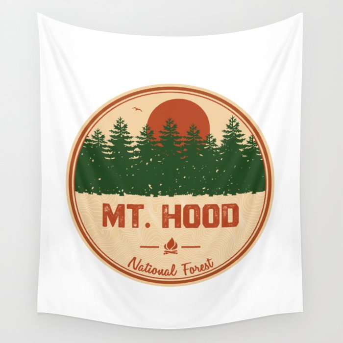 Mt. Hood National Forest Wall Tapestry