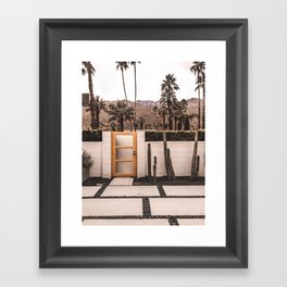 Palm Springs House Framed Art Print