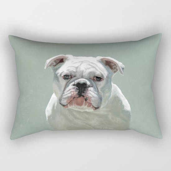 BILL the Bulldog Rectangular Pillow
