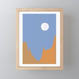 Desert Night Framed Mini Art Print