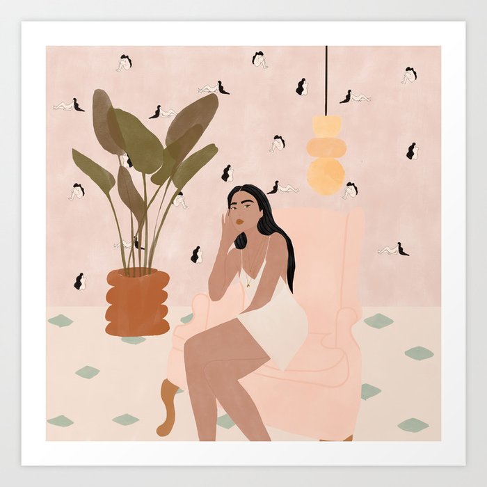 Wallpaper Crush Art Print By Colashome Society6