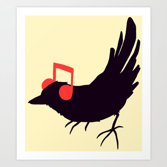 Listening to My Own Song Art Print