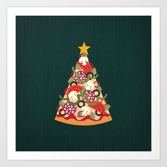 PIZZA ON EARTH Art Print