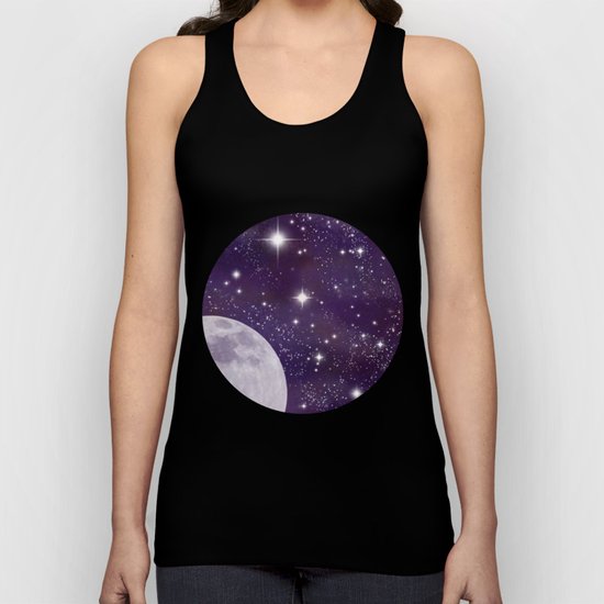 Cosmic Moon Unisex Tank Top